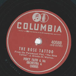 Percy Faith - The Rose Tattoo / Tambora