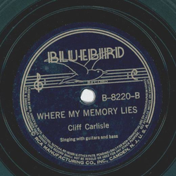 Cliff Carlisle - Hobos Fate / Where My Memories Lies