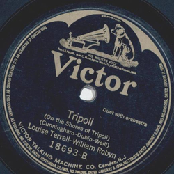 Charles Harrison / Louise Terrell, William Robyn- Ill be with you in Apple Blossom Time / Tripoli