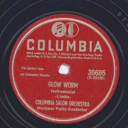 Columbia Salon-Orchestra - Glow Worm / My little Star