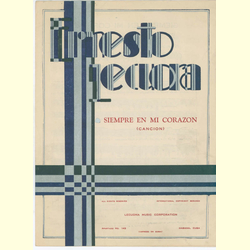 Notenheft / music sheet - Siempre en mi Corazon