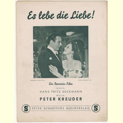 Notenheft / music sheet - Es lebe die Liebe