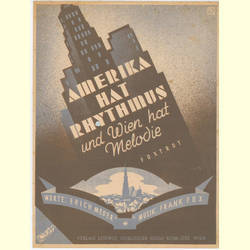 Notenheft / music sheet - Amerika hat Rhythmus und Wien...