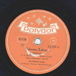 Die Blauen Jungs - Zuhause, Zuhause / Ich komm zu dir zurck