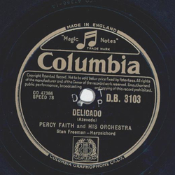 Percy Faith and his Orchestra - Delicado / Festival