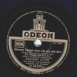 Adalbert Lutter - Diesen Tango tanz ich nur mit dir / Wir...