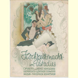 Notenheft / music sheet -  Hochzeitsnacht im Paradies