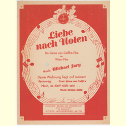 Notenheft / music sheet -  Liebe nach Noten