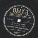 Bing Crosby, Andrews Sisters - Weddin Day / Be-Bop spoken...