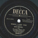 Bing Crosby - Now I can be told / When I lost you