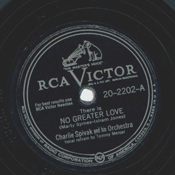 Charlie Spivak - There is No greater Love / Born to be blue
