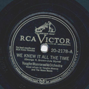 Vaughn Monroe - We knew it all the time / As you desire me