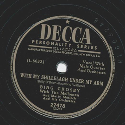 Bing Crosby - With my shillelagh under my arm / St. Patricks Day Parade