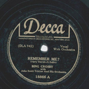 Bing Crosby - Remember Me? / Girl of my dreams