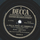 Bing Crosby - A fella with an umbrella / Blue shadows on...