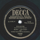 Bing Crosby - Eileen / How can you buy Killarney? 