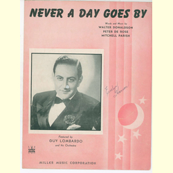 Notenheft / music sheet - Never a day goes by
