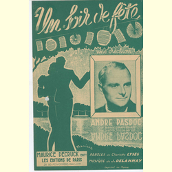 Notenheft / music sheet - Un soir de fete