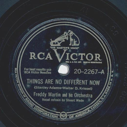 Freddy Martin - Things are no different now / I wont be home anymore when you call