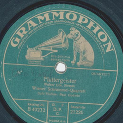 Wiener Schrammel Quartett - Flattergeister / Marien-Walzer