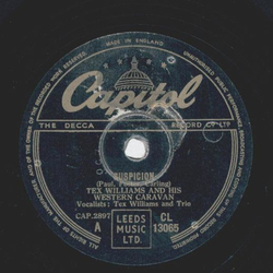 Tex Williams - Suspicion / Thats what I like about the west