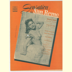 Notenheft / music sheet - Sensation in San Remo