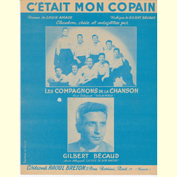 Notenheft / music sheet - Cetait mon Copain
