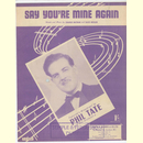Notenheft / music sheet - Say youre mine again