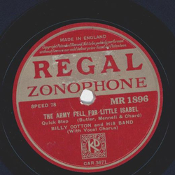 Billy Cotton - Say the word and its yours / The Army fell for little Isabel