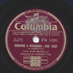 The New Music of Reginald Foresythe - Lullaby / Dodging a Divorcee
