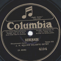 J. H. Squire Celeste Octet - Moment Musicale / Serenade
