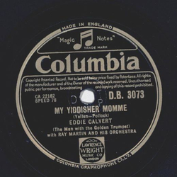 Eddie Calvert - My yiddisher momme / Hora Stacato