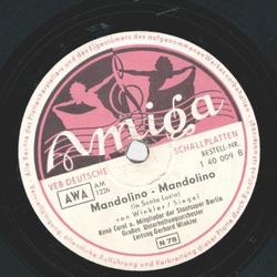 Rene Carol - Mit hundert Gitarren / Mandolino - Mandolino