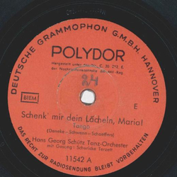 Schuricke-Terzett - Schenk mir dein Lächeln, Maria! / Es...