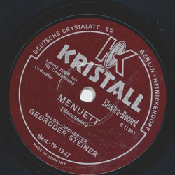 Gebrder Steiner - Schlaf ein, mein Blondengelein / Menuett