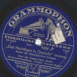 Chor der Staatsoper, Berlin - Das Nachtlager in Granada / Fidelio