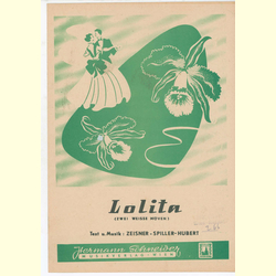 Notenheft / music sheet - Lolita