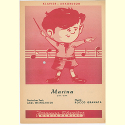 Notenheft / music sheet - Marina