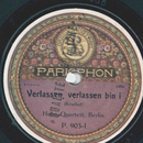 Nebe-Quartett - Verlassen, verlassen bin I / Frühmorgens,...