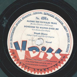 Dinah Shore / Sgt. Felix Slatkin - a) Along the Navajo...