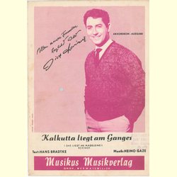 Notenheft / music sheet - Kalkutta liegt am Ganges,...