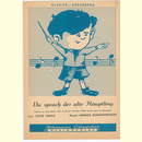 Notenheft / music sheet - Da sprach der alte H�uptling