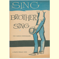 Notenheft / music sheet - Sing Brother Sing