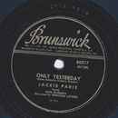 Jackie Paris - Only Yesterday / If Love is good to me