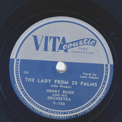Henry Busse - The Lady from 29 Palms / Jalousie