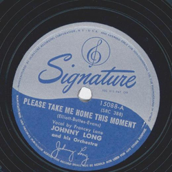 Johnny Long - Please take me home this moment / The white star of sigma nu