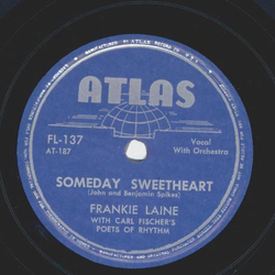 Frankie Laine - Someday Sweetheart / Baby, Baby all the time