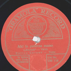 Enrico Caruso - Ah! la paterna mano / Addio alla madre