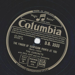 The Coronets - The finger of suspicion points at you / The mama doll song