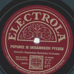 Kiriloffs russ. Balaika-Orchester - Popuree is...